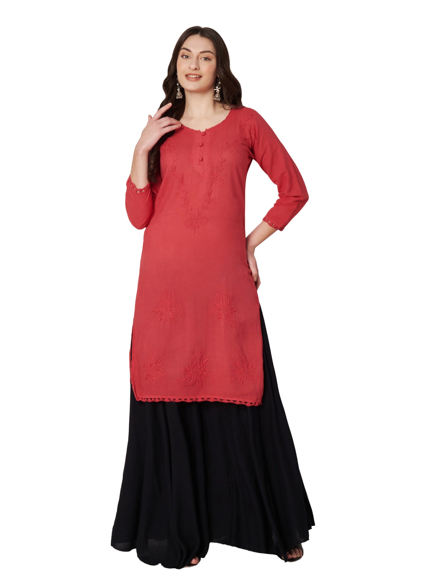 Kuberakshi -Chikankari Kurtis- |women |Girls