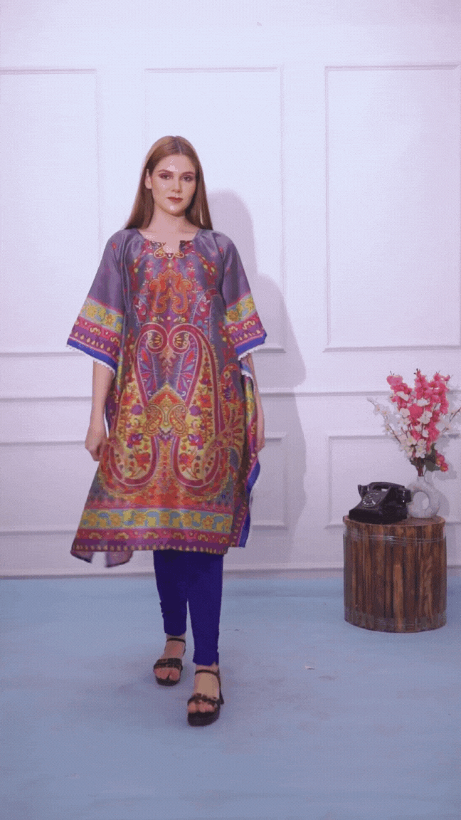 Traditional Print Kaftan set
