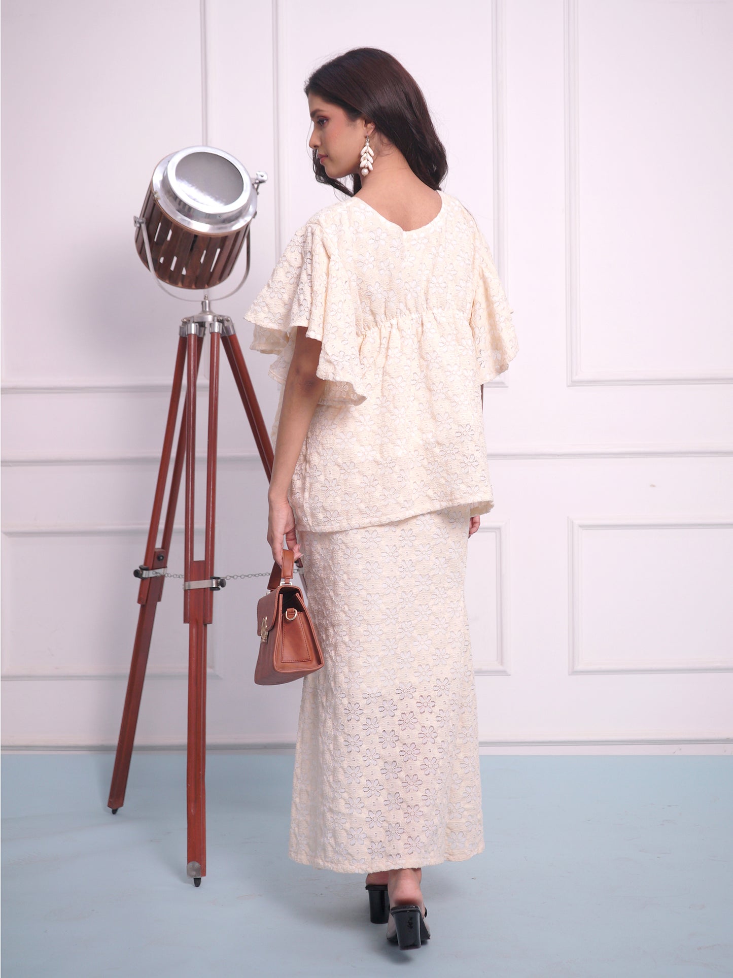 Designer skirt top