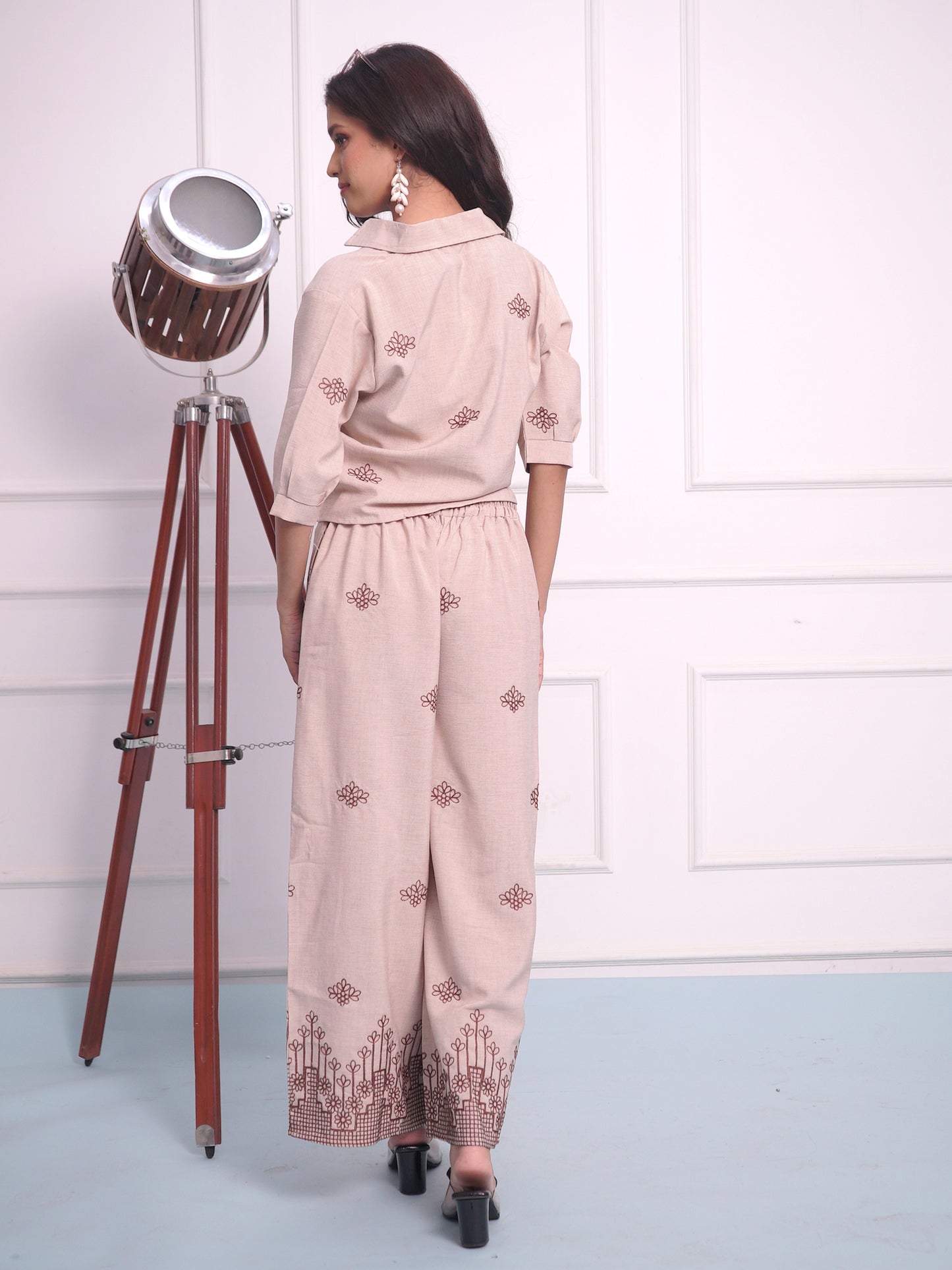 Pastel Brown Cord set
