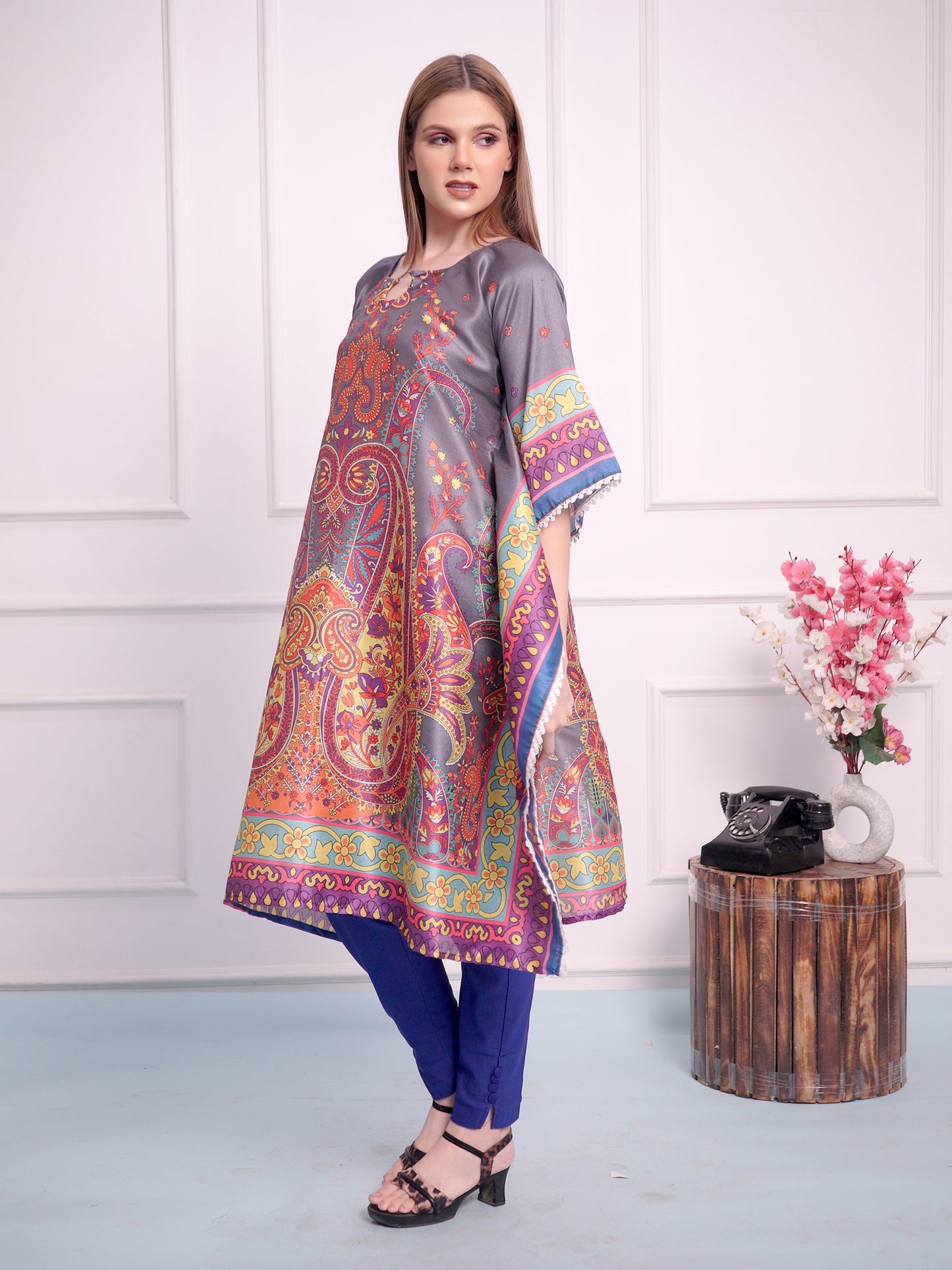 Traditional Print Kaftan set