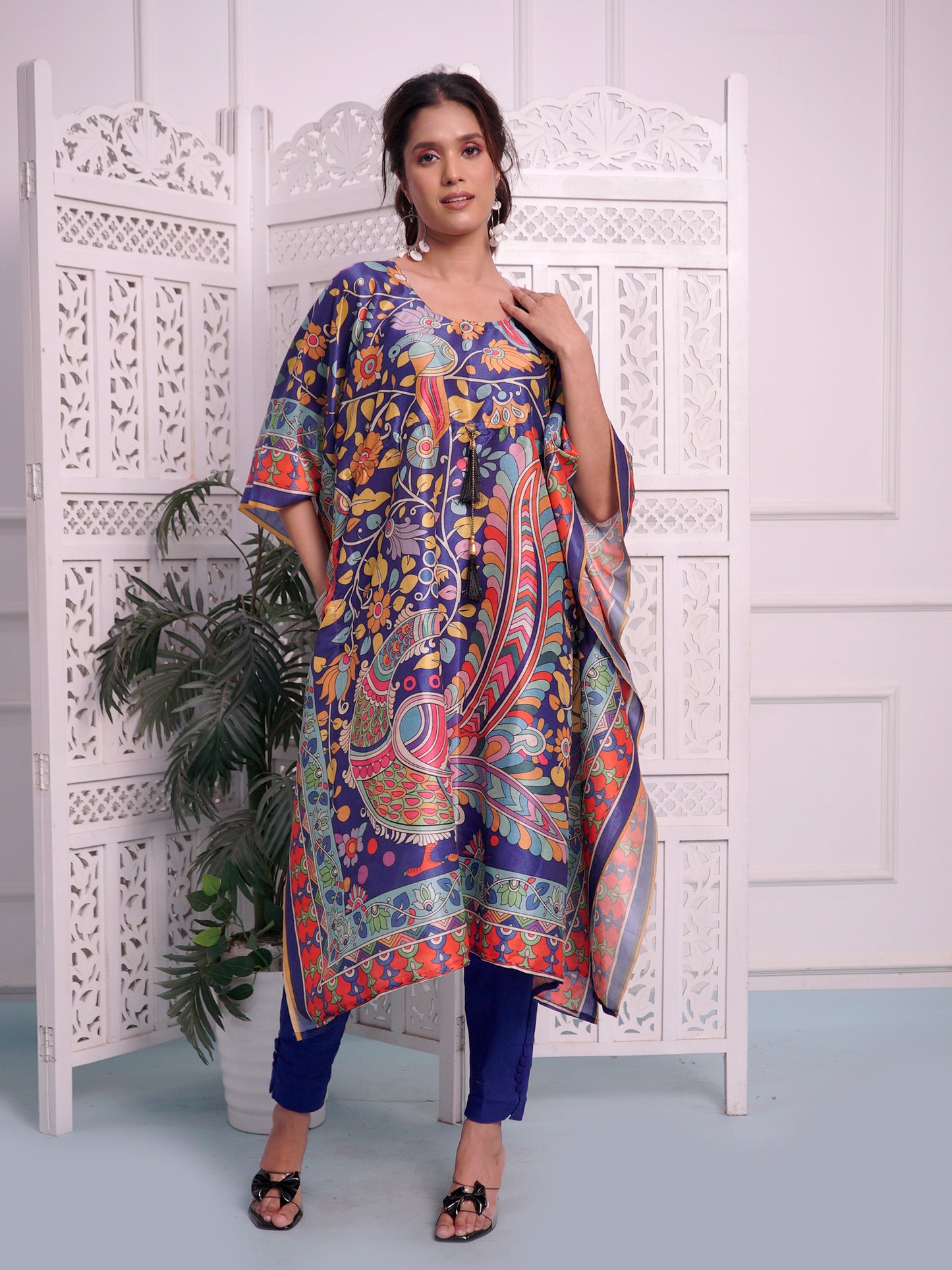 Classic Print Kaftan Set
