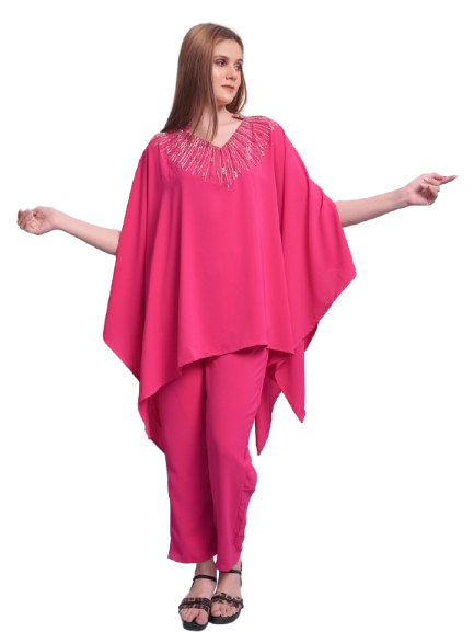 Designer Cord Set in Hot Pink