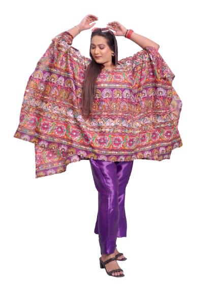 Jaipuri multi colour Cord Set