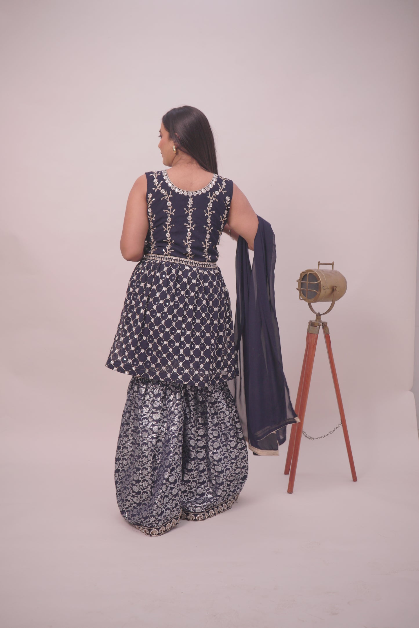 Blue Garara Suit set for women | Ladies | Girls