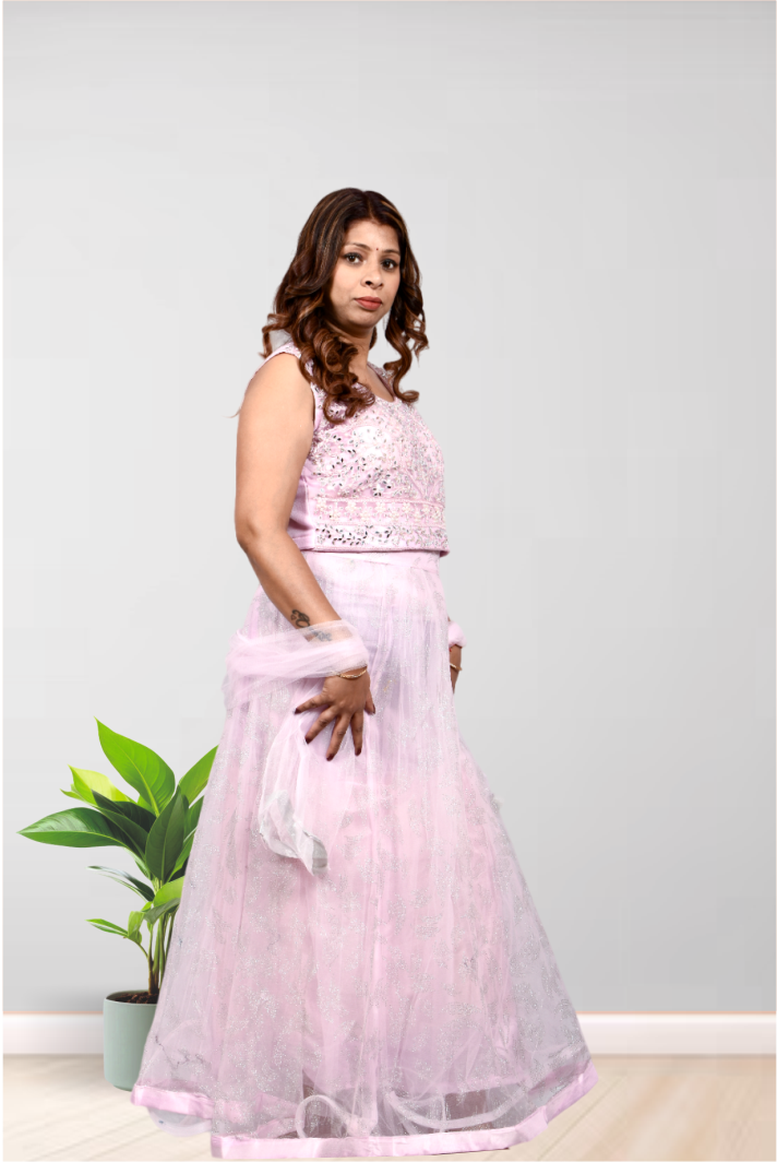 Crop top set with dupatta for Girls | Women | Ladies