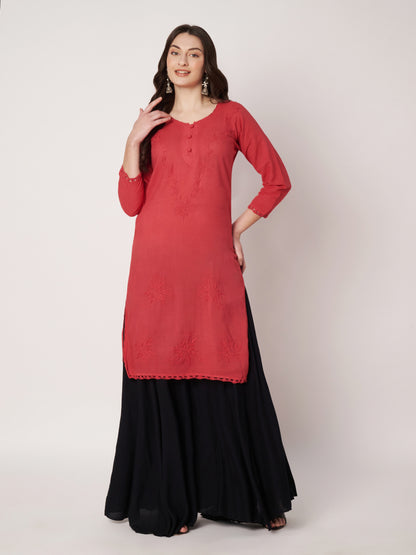 Kuberakshi -Chikankari Kurtis-  |women |Girls