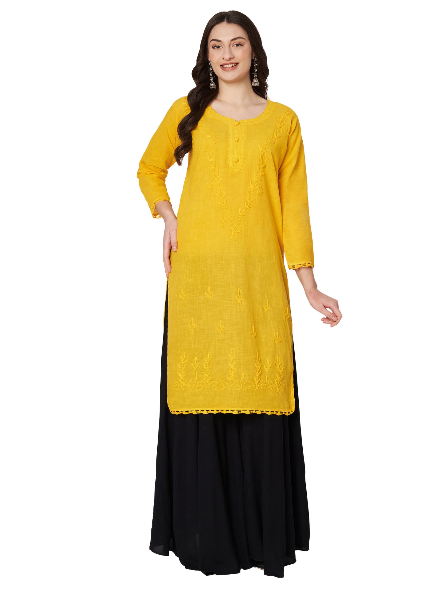 Kuberakshi -Chikankari Kurtis-  |women |Girls