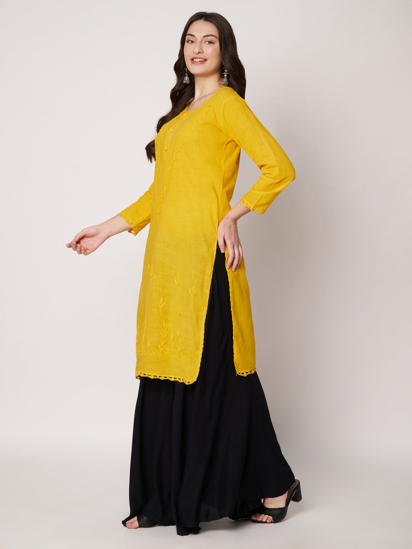 Kuberakshi -Chikankari Kurtis-  |women |Girls