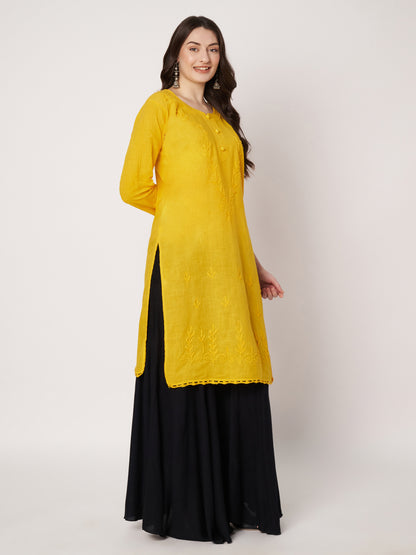 Kuberakshi -Chikankari Kurtis-  |women |Girls