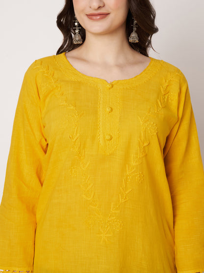 Kuberakshi -Chikankari Kurtis-  |women |Girls