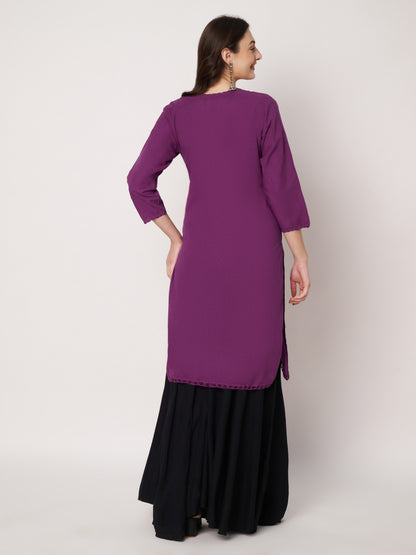 Kuberakshi -Chikankari Kurtis-  |women |Girls