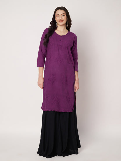 Kuberakshi -Chikankari Kurtis-  |women |Girls