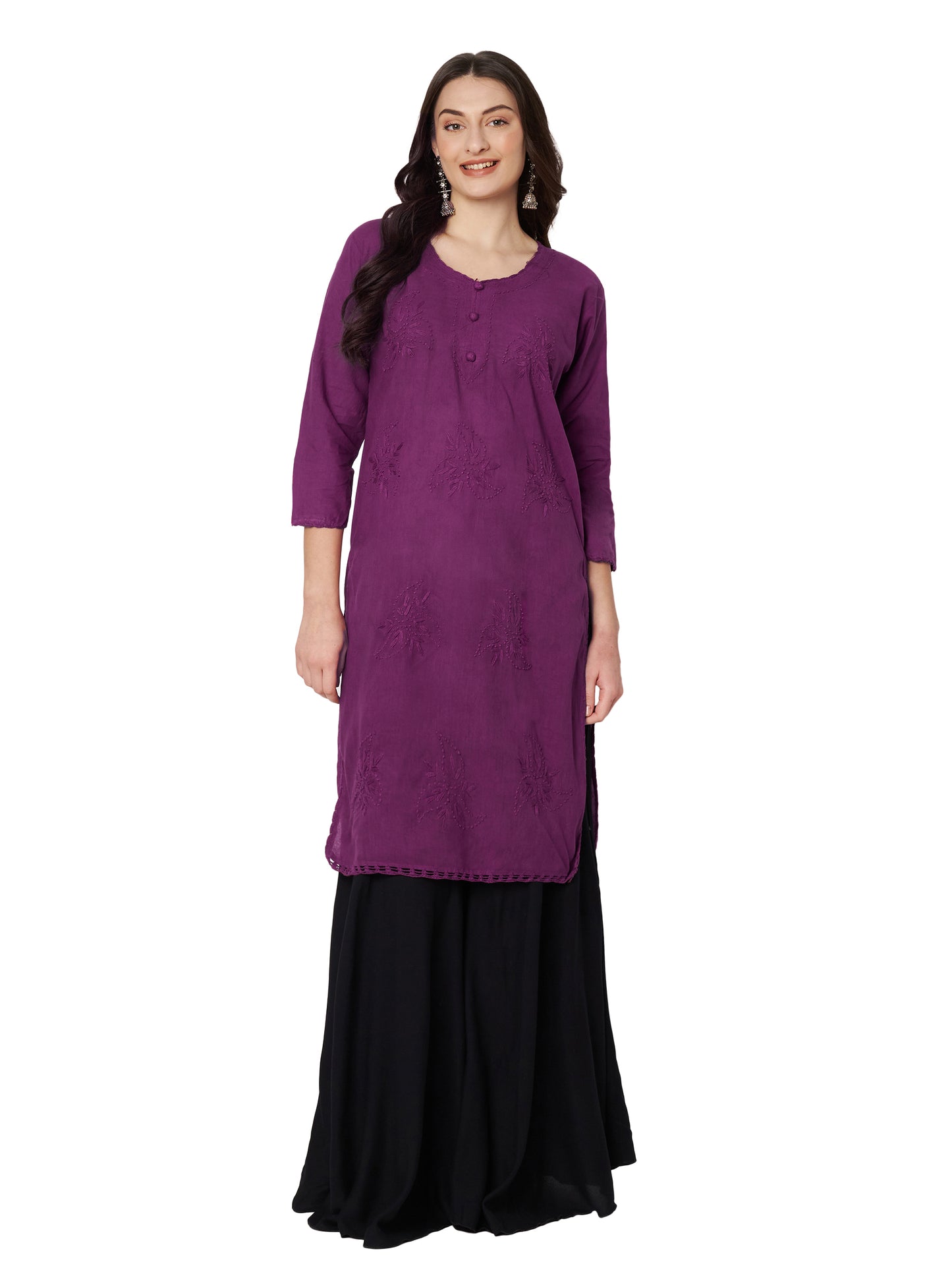 Kuberakshi -Chikankari Kurtis-  |women |Girls