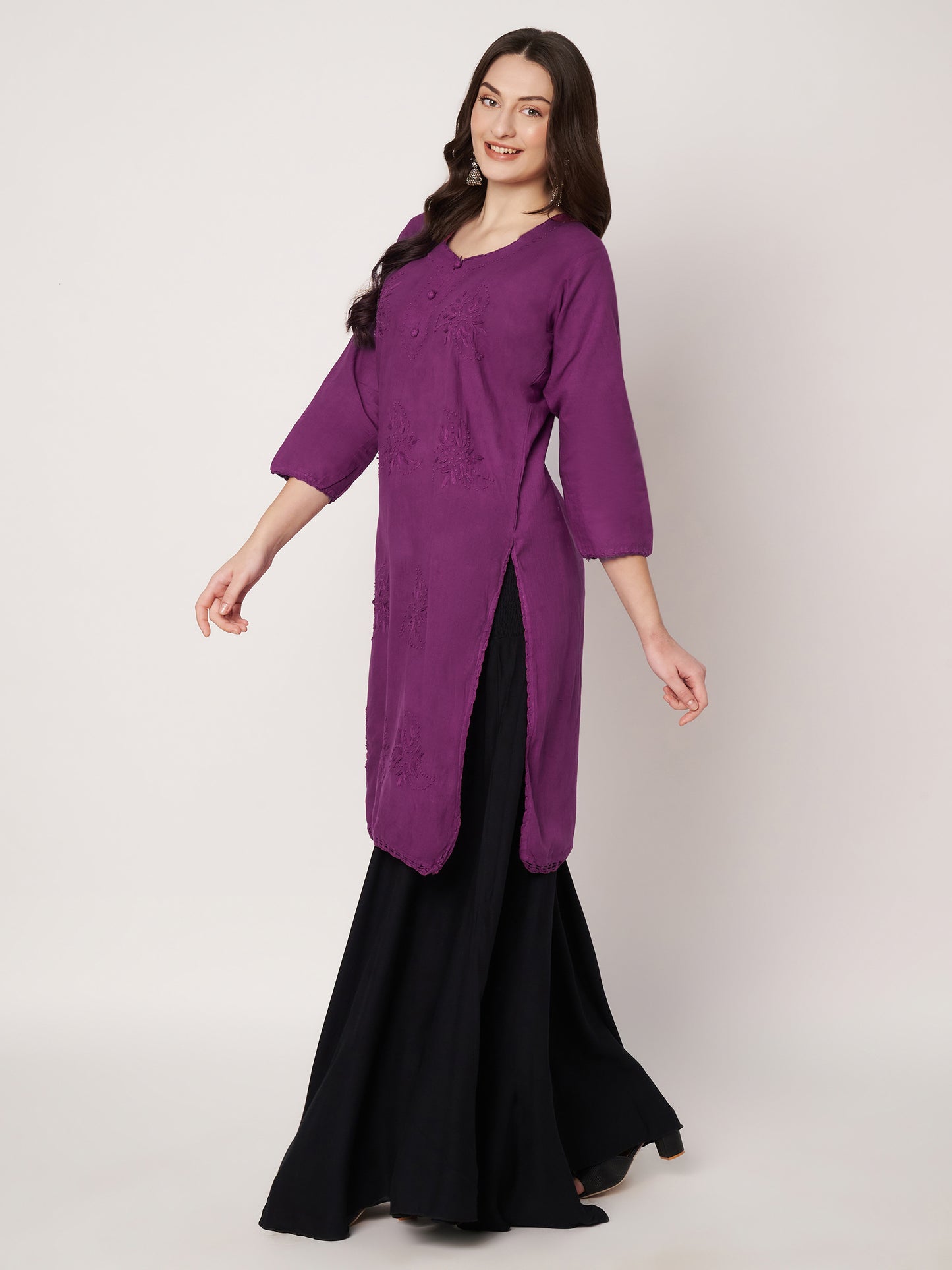 Kuberakshi -Chikankari Kurtis-  |women |Girls