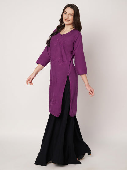 Kuberakshi -Chikankari Kurtis-  |women |Girls