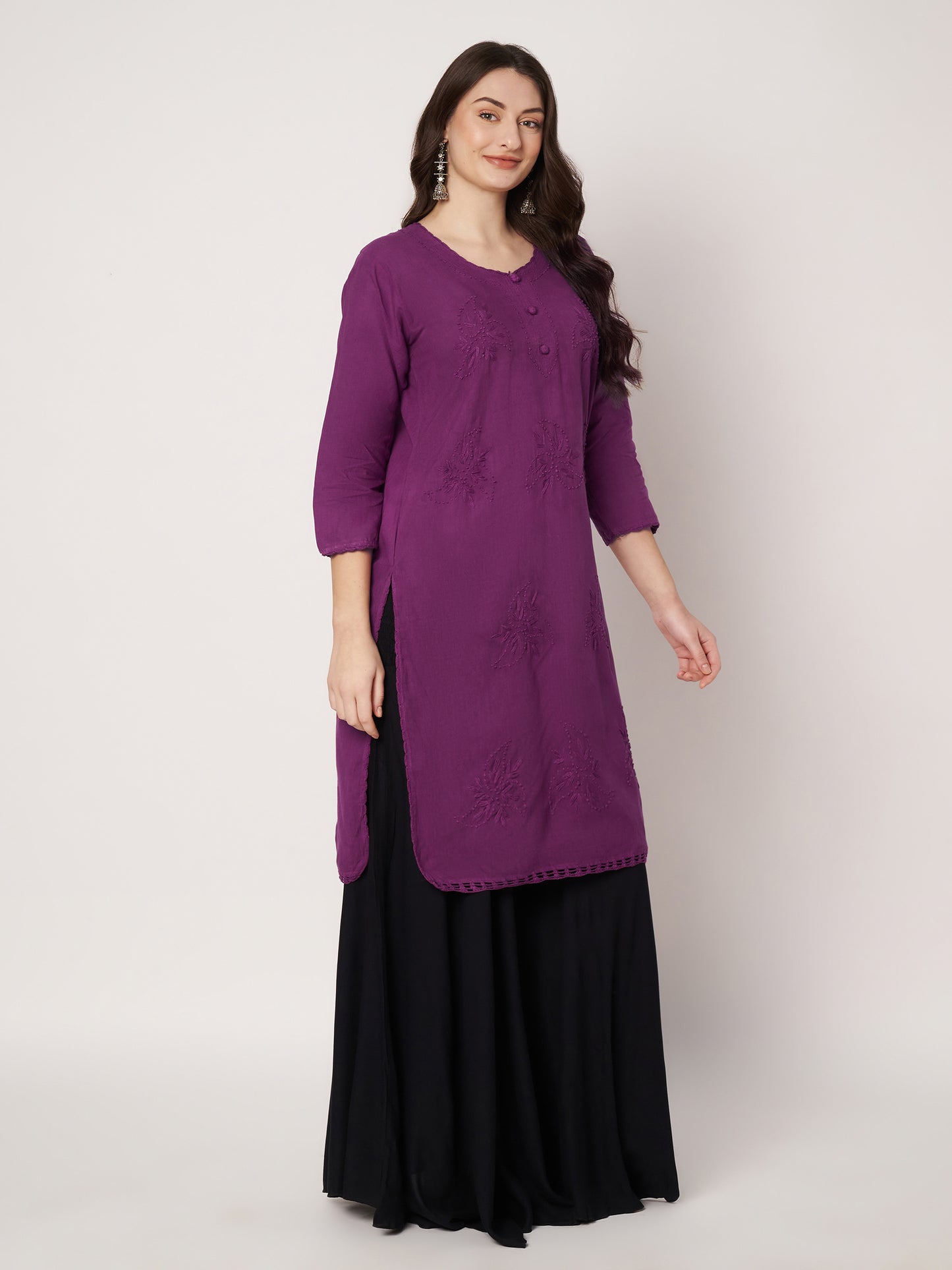 Kuberakshi -Chikankari Kurtis-  |women |Girls