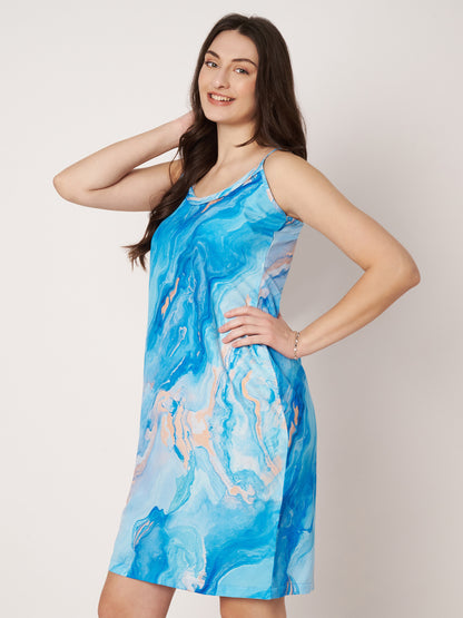 Kuberakshi- Ocean Breezy short dress