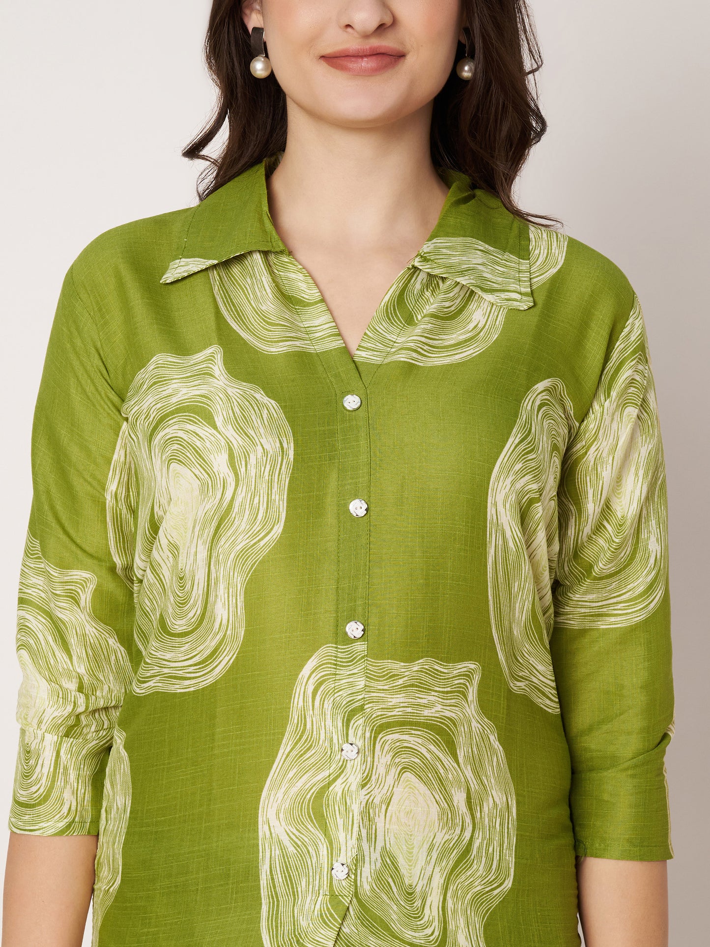 Kuberakshi - Green Mable  Print cord set