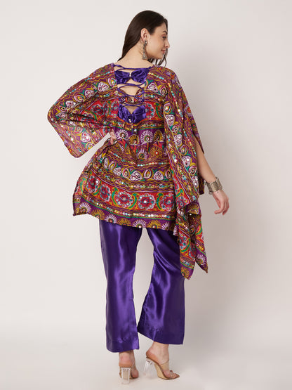 Jaipuri multi colour Cord Set