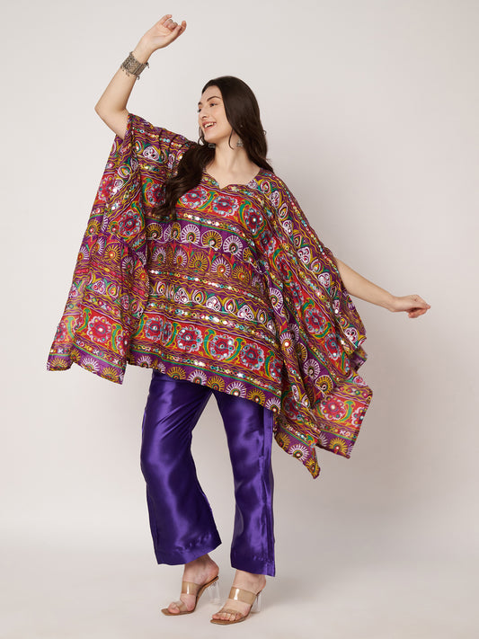 Jaipuri multi colour Cord Set