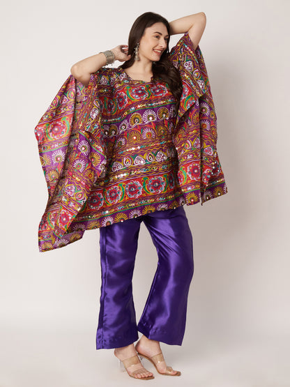 Jaipuri multi colour Cord Set