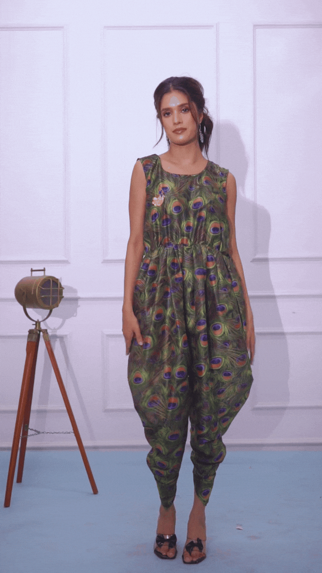 Peacock Jump suit