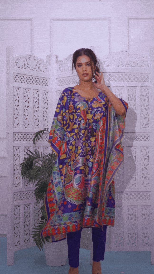 Classic Print Kaftan Set