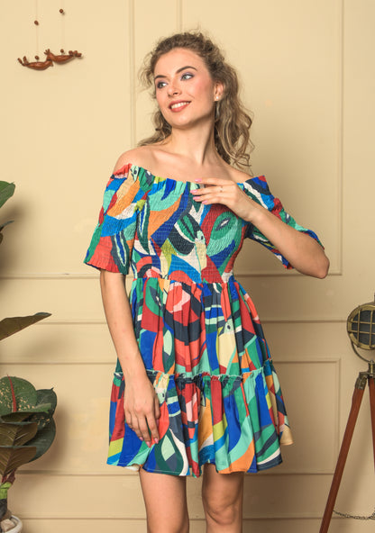 Aqua Girl Dress For Girls || Women||