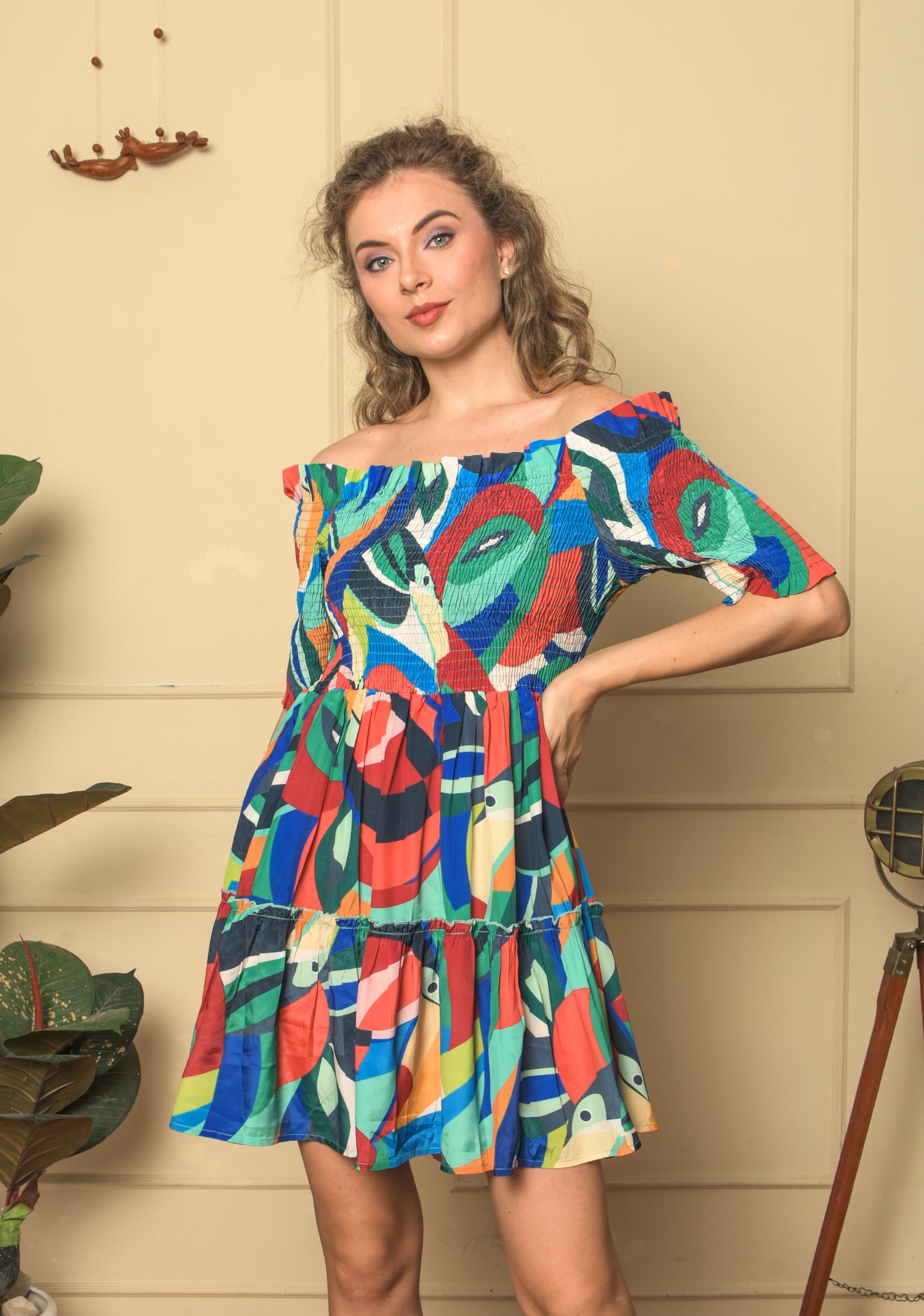 Aqua Girl Dress For Girls || Women||