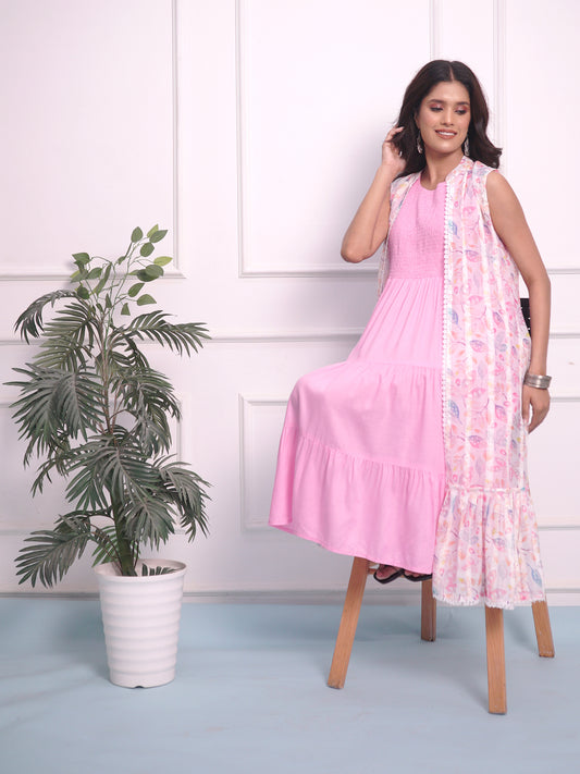 Cute Frock with shrug