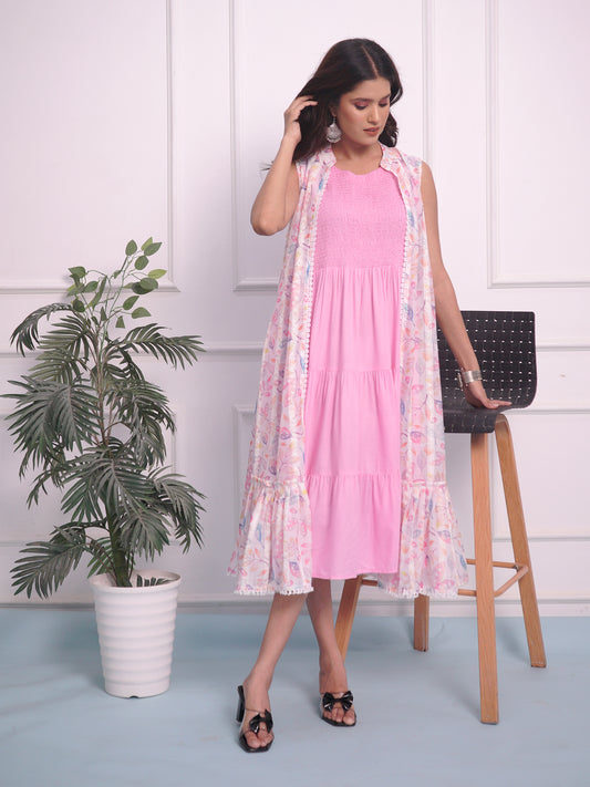 Cute Frock with shrug