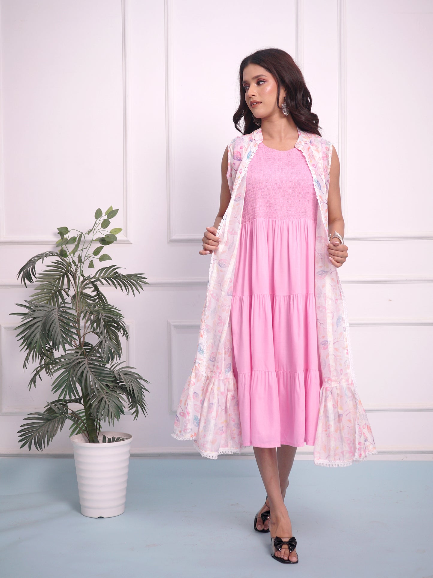 Cute Frock with shrug