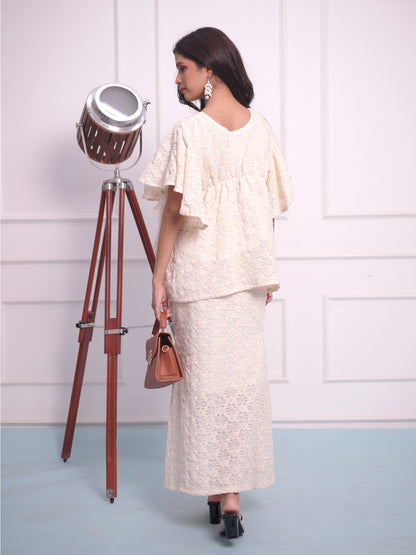 Designer  skirt top