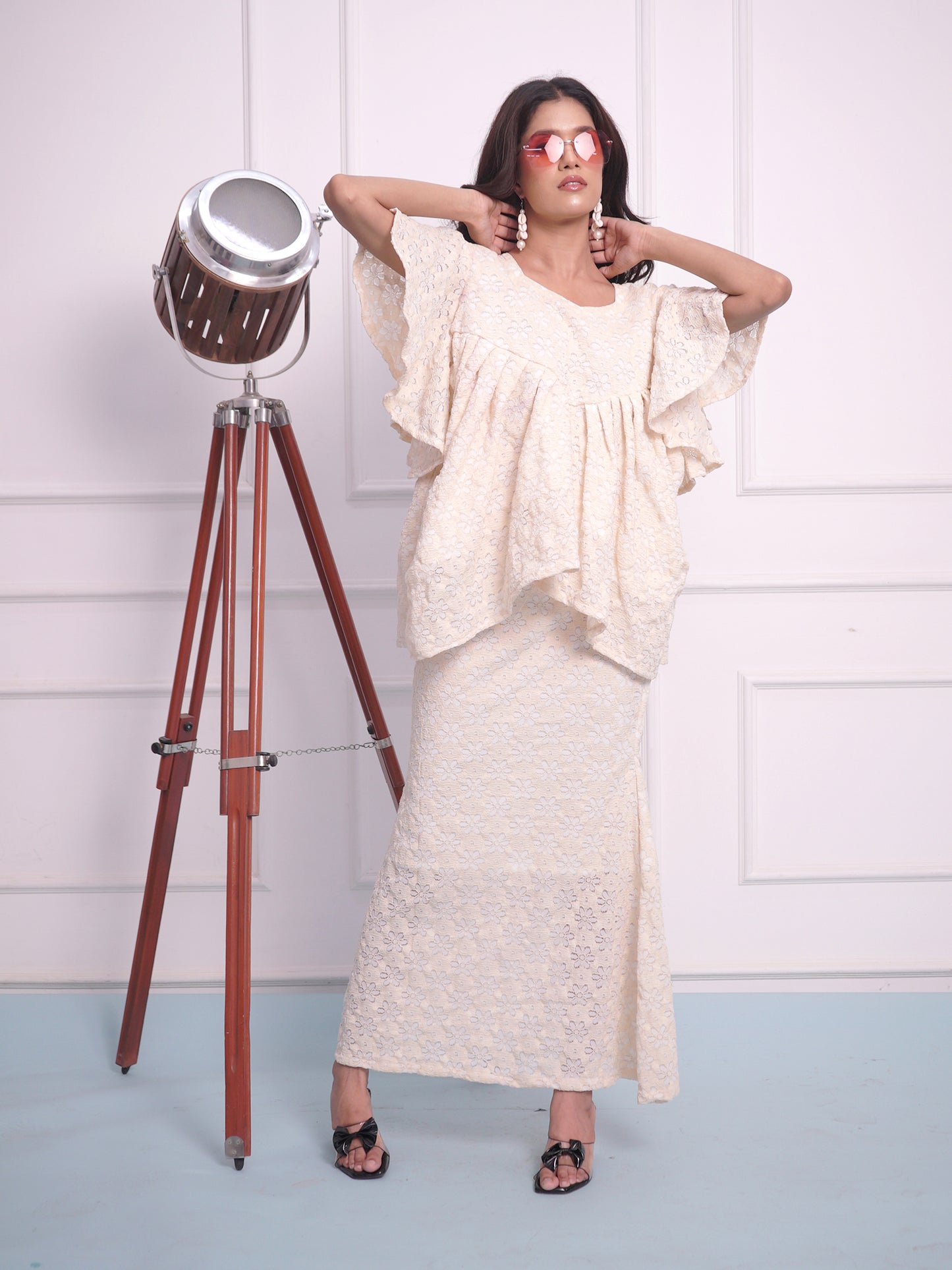 Designer  skirt top