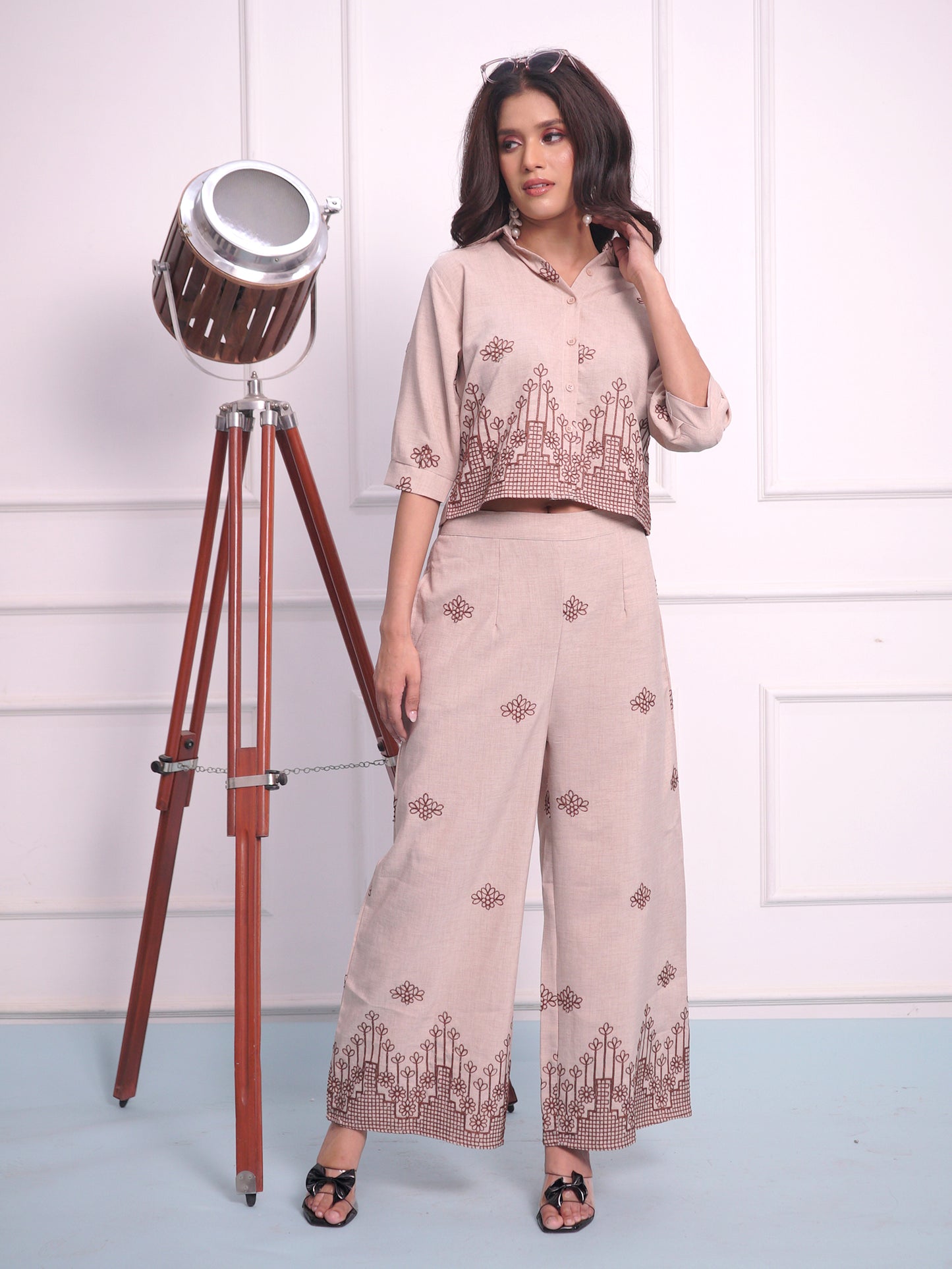 Pastel Brown Cord set