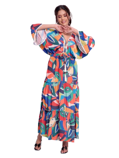 Aqua Girl Long Dress For Girls || Women||