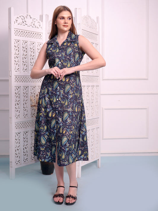one Piece shirt Midi dress