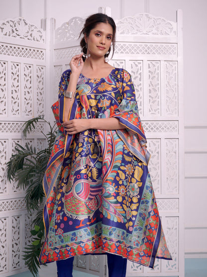 Classic Print Kaftan Set