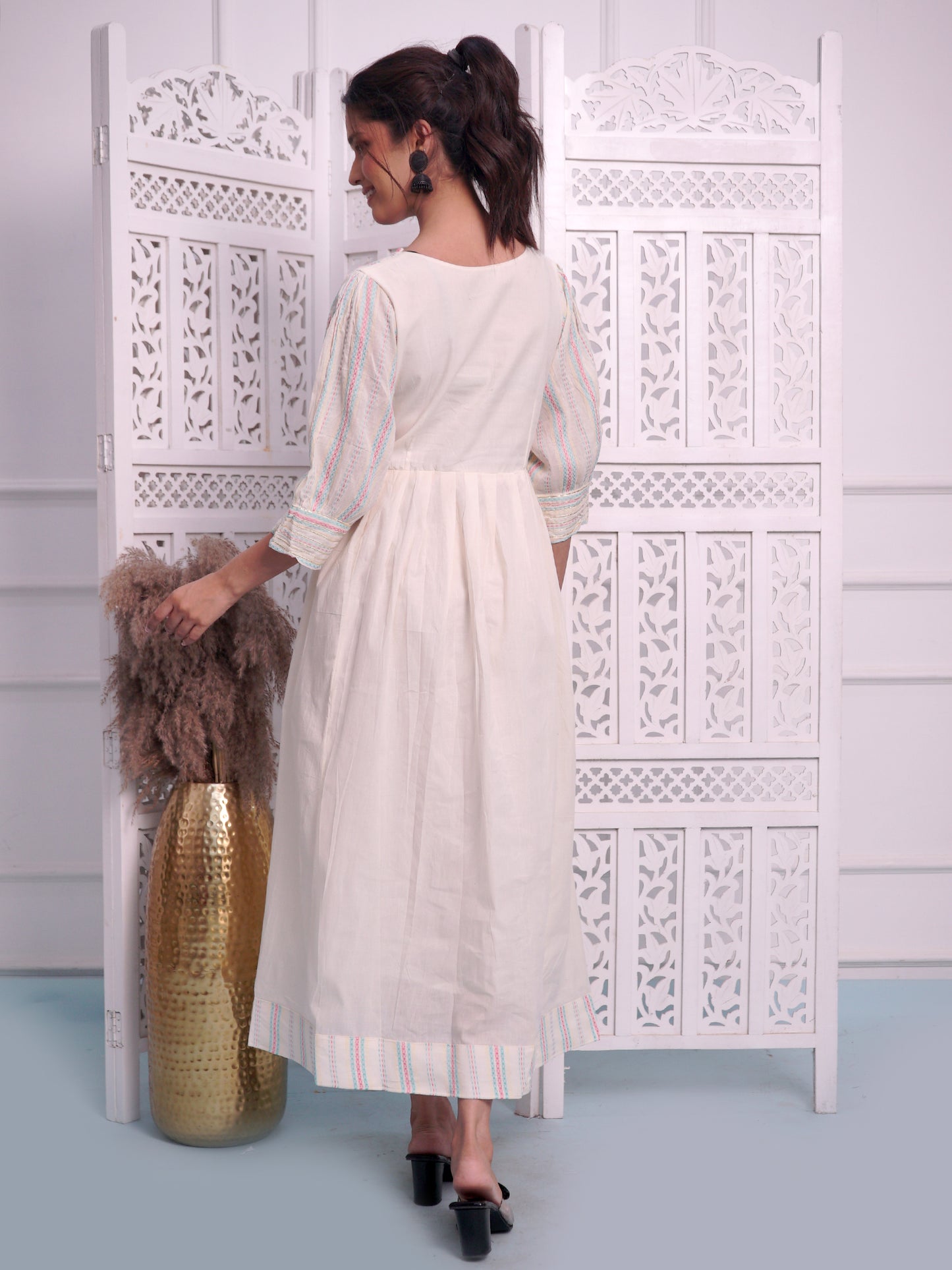 Party Wear Gown in Multicolour style