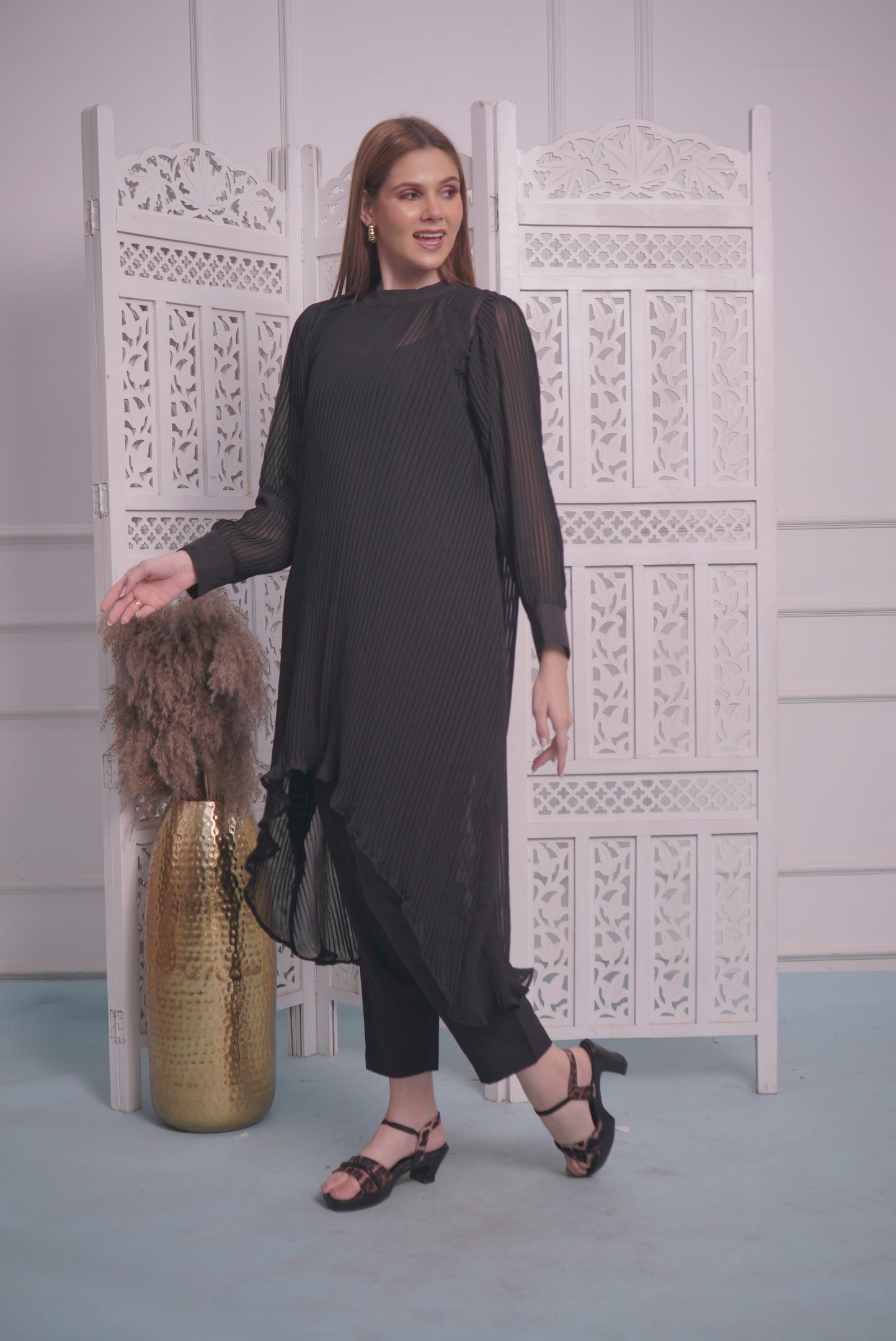 Cord set in Desirable Black colour