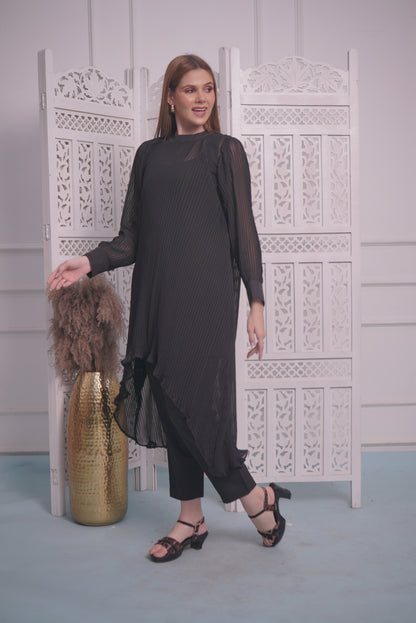 Cord set in Desirable Black colour