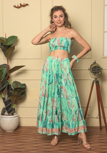 Stylish Skirt top with Shrug