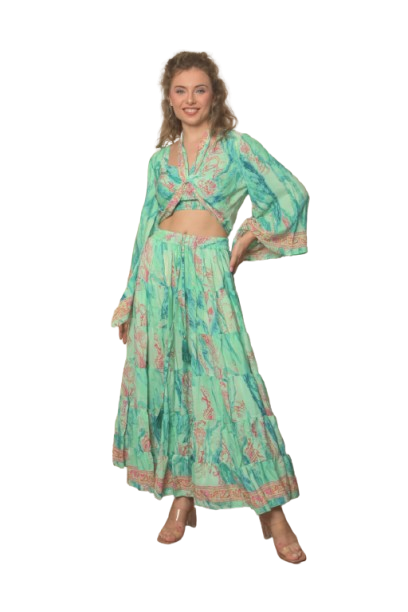 Stylish Skirt top with Shrug