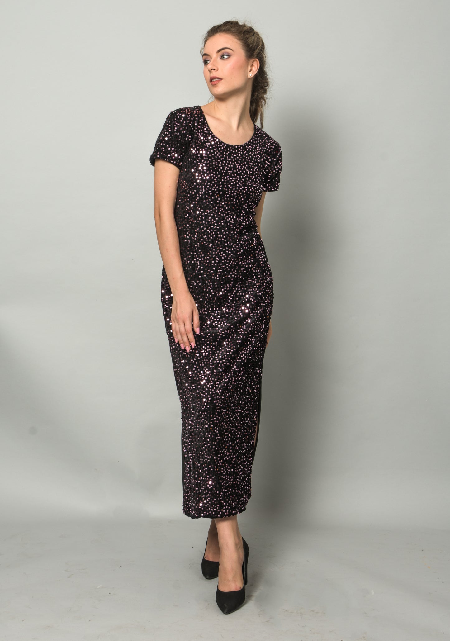 Wine Sequin Dress for women  | Girls | Ladies