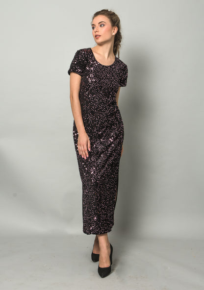Wine Sequin Dress for women  | Girls | Ladies