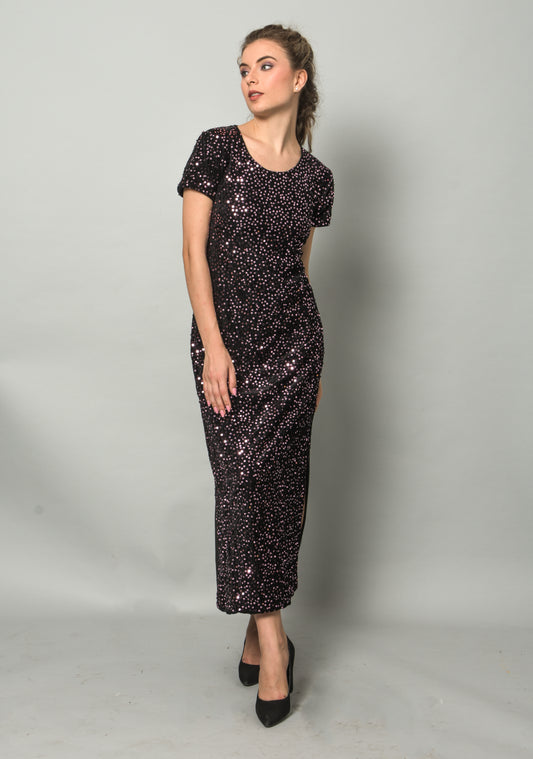 Wine Sequin Dress for women  | Girls | Ladies