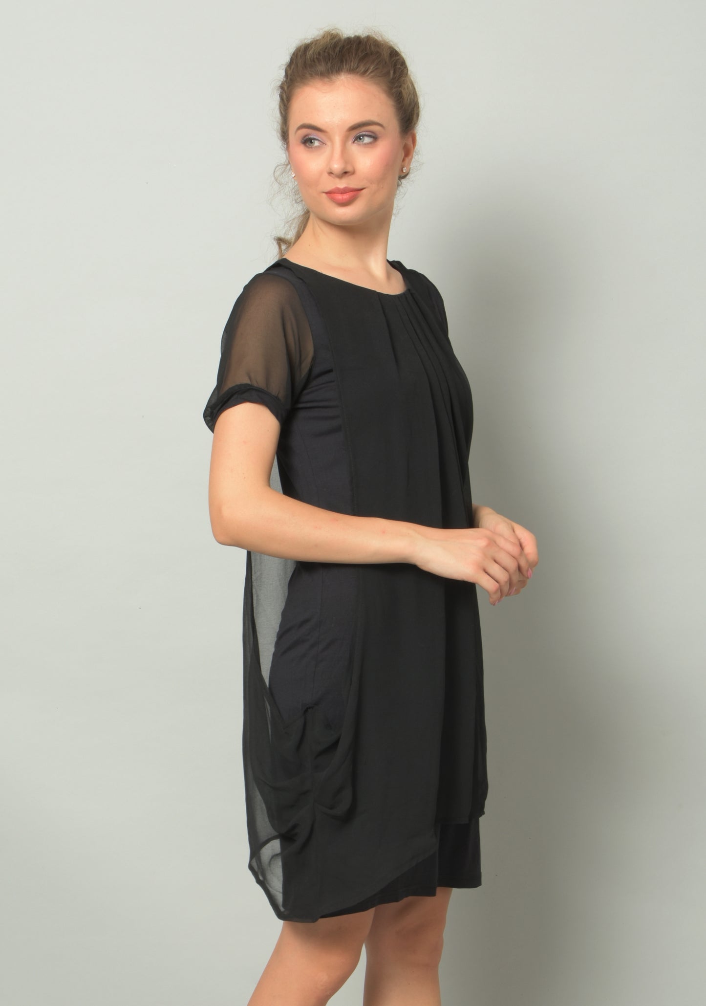Georgette Designer Bodycon  Bebo short dress for girls |Women
