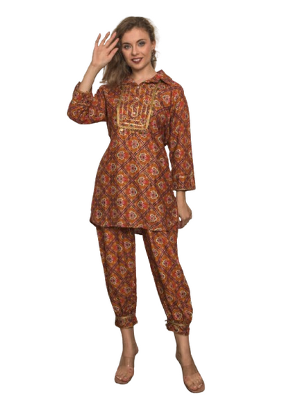 Afghani suit style co-ord set |women|girls
