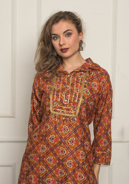 Afghani suit style co-ord set |women|girls